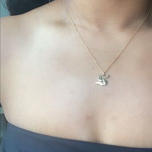 Initial X Necklace